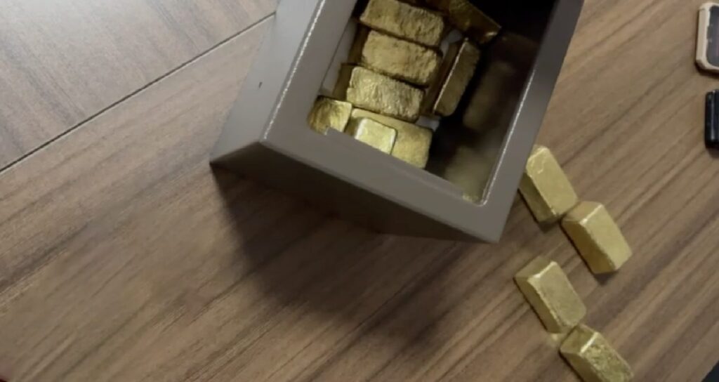 gold bars mill